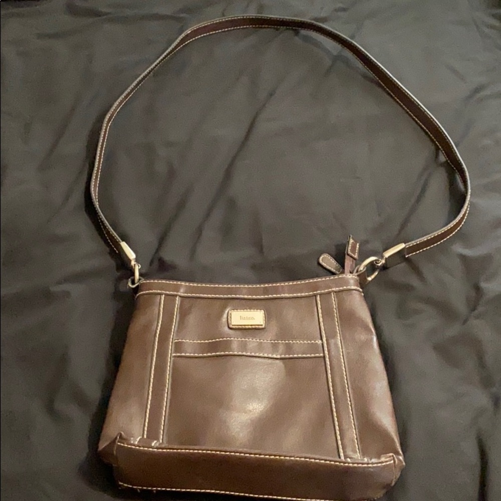 Brown cross body liz&co. purse